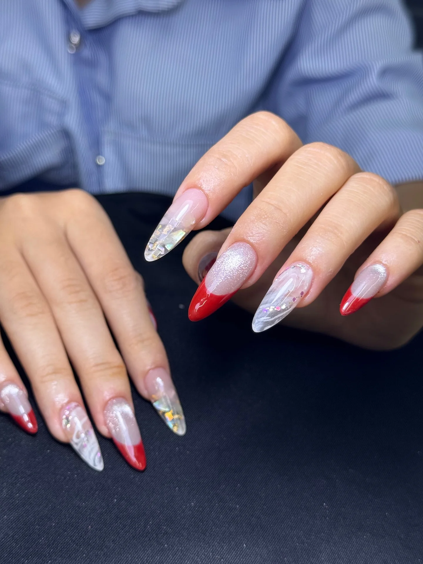 Kỹ thuật ẩn thiết kế nhũ,xà cừ kết hợp công loang